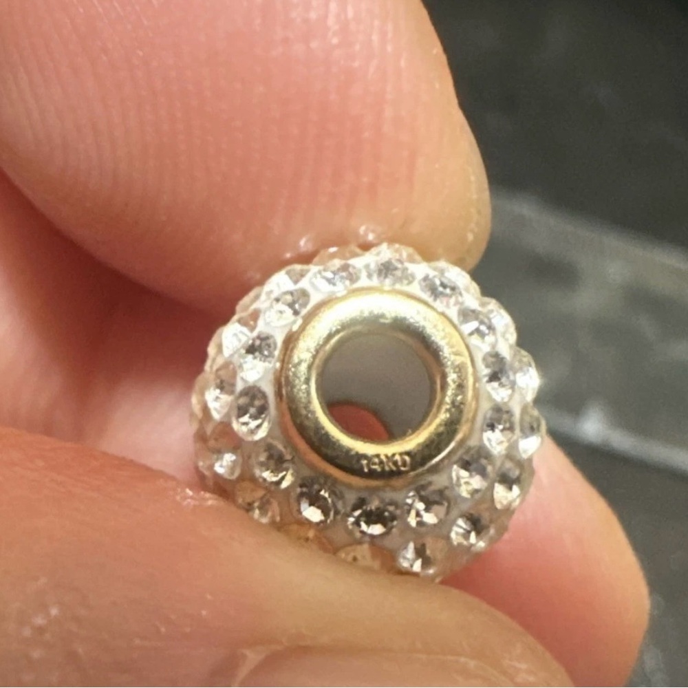 14k gold charm pendants (3) - Picture 2 of 2